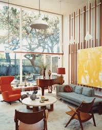 Living room, 60s retro interior design style with small. 60s Interior Design Mid Century Modern Interiors Mid Century Interior Retro Interior