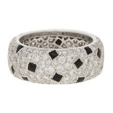 5 out of 5 stars. Vintage Cartier Pelage Ring In 18ct White Gold Diamonds Onyx At Susannah Lovis Antique Jewellery