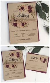 We supply you with everything you need for your invites to weddings, events and other please enjoy this free wedding invitation template. Rustic Kraft Marsala Marsala Wedding Invitation Wedding Invitations Rustic Wedding Invitations