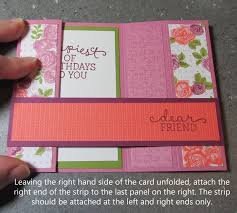 In this course, stephanie shares the basics of cardmaking! Photo Tutorial Easiest Ever Bridge Fold Card Bridge Card Card Tutorial Cards