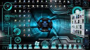 Futuristic 3d Hologram Windows Theme Skin Read Description Windows Themes Desktop Themes Cool Desktop Wallpapers