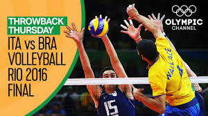 Day 8 key moments tokyo. Italy Vs Brazil Men S Volleyball Gold Medal Match At Rio 2016 Throwback Thursday Youtube