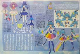 star twinkle precure pretty cure blue cats magical girl