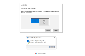 Both pc's have dual monitors. How To Use Dual Monitors With Remote Desktop Windows 10 3 Monitors