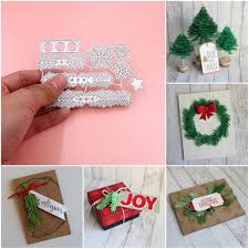 A shipping charge will be assessed at checkout. Metal Christmas Tree Wreath Cutting Dies Stencil Scrapbook Diy Paper Craft Gifts Walmart Com Walmart Com