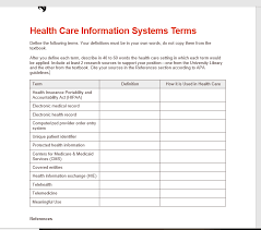 Feb 04, 2021 · iyiewuare po, coulter id, whitley md, herman pm. Answered Health Care Information Systems Terms Bartleby