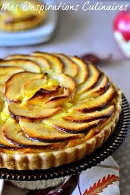 Tarte Aux Pommes A La Creme Patissiere Le Blog Cuisine De Samar Recette Recette Tarte Tarte Aux Pommes Creme Patissiere Facile