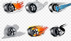 Car Wheel Burnout Vector Tires Logo Sticker Hot Wheels Car Wheel
