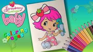 Get your free printable strawberry shortcake coloring sheets and choose from thousands more coloring pages on allkidsnetwork.com! Coloring Pages Baby Strawberry Shortcake With Parrot Color Drawing For Children Youtube
