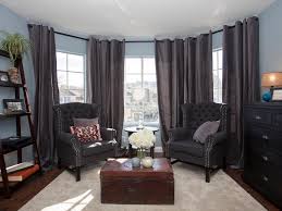 Master bedroom sitting areas like this feel more formal and almost create a small living room area in your bedroom. Bay Window Seating Area Hgtv