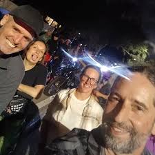Super enjoyed a night of riding with more than half of Central Florida! The  ride was really good last night everybody had their holiday cheer and just  enjoying pedaling through the city.