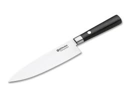 20 slots widths range hold chef's, steak, wide and long knives, and a cleaver. Boker Damast Black Chefmesser Klein Boker Solingen
