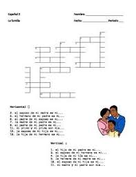 We did not find results for: La Familia Crossword Puzzle Crossword Puzzle