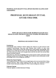We did not find results for: Proposal Kegiatan Futsal Turnamen Sekolah Smp Sma Smk Windowbrain Com