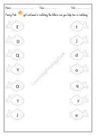 Cut and paste alphabet matching game picture. Matching Alphabet Upper To Lowercase Learningprodigy English English Phonics English K English N
