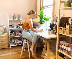 Art Studio Space Simple And Artistic Industrial Art Studio Space Art Studio Space Art Studio At Home Small Apartment Art