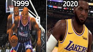 The best and most realistic basketball game goes by the name of nba 2k20. Graphical Evolution Of Nba 2k 1999 2020 Youtube