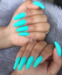 Pin By Alex Garside On Nails In 2020 With Images Teal Acrylic Nails Turquoise Nails Blue Acrylic Nails
