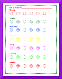 free printable preschool behavior chart behavior sticker