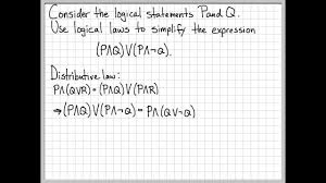 Proof And Problem Solving Logical Expression Simplification Example 02 Youtube