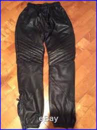 En Noir Black Leather Pants Biker Bmx Men S M Medium Rare Designer Usa Mens Leather Pants