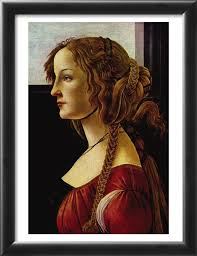 They met in april 1469; Portrait Of Simonetta Vespucci By Sandro Botticelli For Sale Jacky Gallery Oil Paintings Reproductions And Supplier