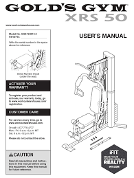 Gold's gym exercise bike 240 r. Gold S Gym Xrs 50 User Manual Pdf Download Manualslib