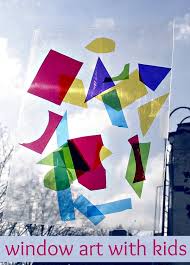 Hmmm, there may just be an idea for a future project here! Easy Faux Stained Glass Idea For Kids