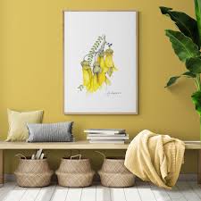 Kowhai No.1 Art Print By Lynn Fuller