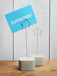Kostenlose lieferung für viele artikel! Kartenhalter Stern Beton Handmade Kultur