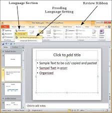Spelling Check In Powerpoint 2010 Tutorialspoint