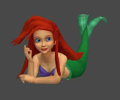 Papercraft Kingdom Hearts Ariel Papercraft4u Free Papercrafts Paper Toys Paper Models Gratis Mermaid Princess The Little Mermaid Paper Crafts