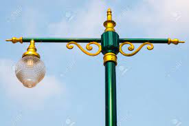 Maybe you would like to learn more about one of these? Colorful Old Street Lamp Post Outdoor Light Element With Beautiful Stock Photo Picture And Royalty Free Image Image 97224182
