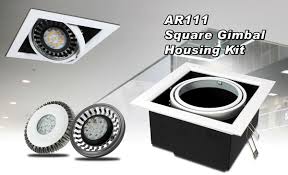 Recessed lighting trim selection is not always easy. Glaciallight Introduces Ar111 Square Gimbal Housing Kit Electronics Maker