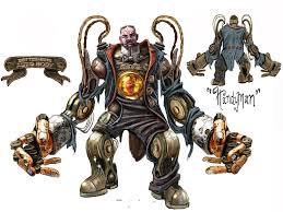 Bioshock Infinite Handyman Concept Art The Concept Art Library Bioshock Bioshock Art Bioshock Infinite