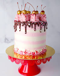 When making a cake, it is important that the items are placed in the exact pattern as the image below. How To Make A Striped Buttercream Cake Mom Loves Baking