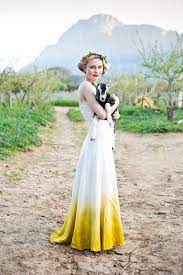 Style Crush Dip Dye Wedding Dresses Diy Instructions Braut Hochzeitskleid Hochzeit Kleidung