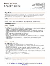 Sample & writing guide 20+ tips. Kennel Assistant Resume Samples Qwikresume