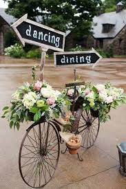Limited time sale easy return. How To Incorporate Bicycle Decoration Trend In Your Wedding Decor Wedding Planning And Ideas Wedding Blog