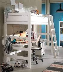 We furniture twin letto a soppalco con scrivania e scaffali, nero, metallo, white, coppia. Nordica Soppalco Belvi Camerette Torino
