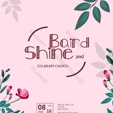 Maybe you would like to learn more about one of these? Latar Belakang Pink Pola Bunga Undangan Pernikahan Templat Psd Unduhan Gratis Pikbest