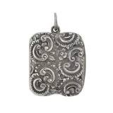 Victorian Sterling Silver Repousse Vinaigrette Pendant – A ...