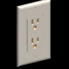 We specialize in putting the finishing touch on any design project, offering the latest product lines from wall switch plate manufacturers such as amerelle, questech, and copper ventures, the. 3d Model Decora Style Electrical Wall Outlet