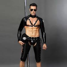 Porn Men S Sexy Bodysuit Lingerie Police Uniform Cosplay Hot Erotic Latex  Catsuit For Sex Role Play Underwear Porno Costumes