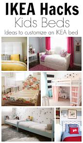 All this blogger did was hang a colorful curtain on the bottom of a loft bed to turn ikea's basic kura design into the ultimate play place. Ikea Hack Ideas To Customize Kids Beds