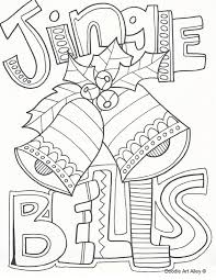 Christmas Celebration Doodles Jingle Bells Christmas Coloring Sheets Free Christmas Coloring Pages Christmas Coloring Pages