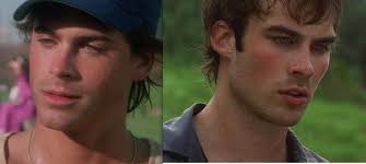 Proof That Young Rob Lowe And Ian Somerhalder Are The Same Exact People Ian Somerhalder Rob Lowe Rob Lowe Funny