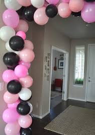 This balloon arch has a 4 color spiral design. Simple Balloon Decoration Ideas Without Helium Novocom Top