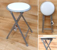 Nothing's better than adding one of our bar stools to your decor. Folding Compact Padded Stool Seating Chair Breakfast Bar Stools Home Office Uk Ebay