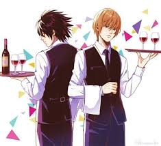 L Light Illustration Death Note L Death Note